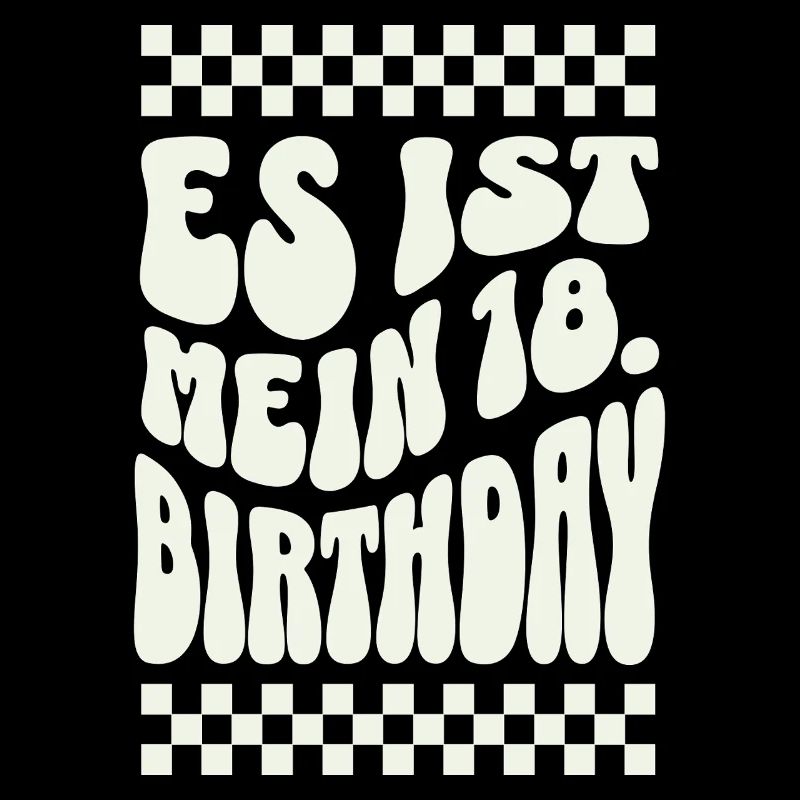 C’est mon 18e anniversaire Retro Design