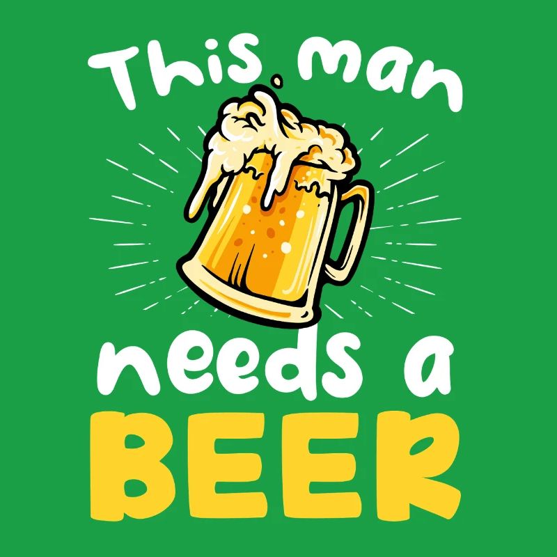This Man Needs a Beer