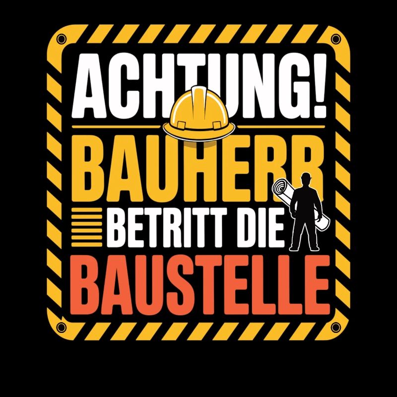 Attention: Builder enters the construction site