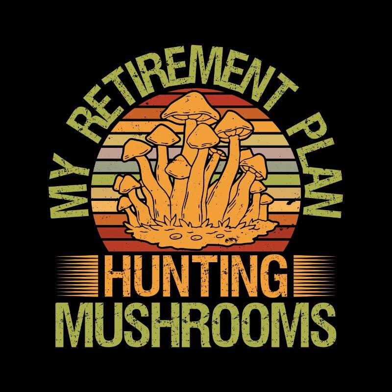 Champignon Cueillette Chasseur Plan de retraite Champignons