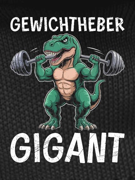 WEIGHTLIFTING GIANT Dinosaur Funny