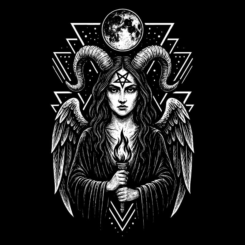 Demon Lilith Witch Dark Magic Occult Symbol