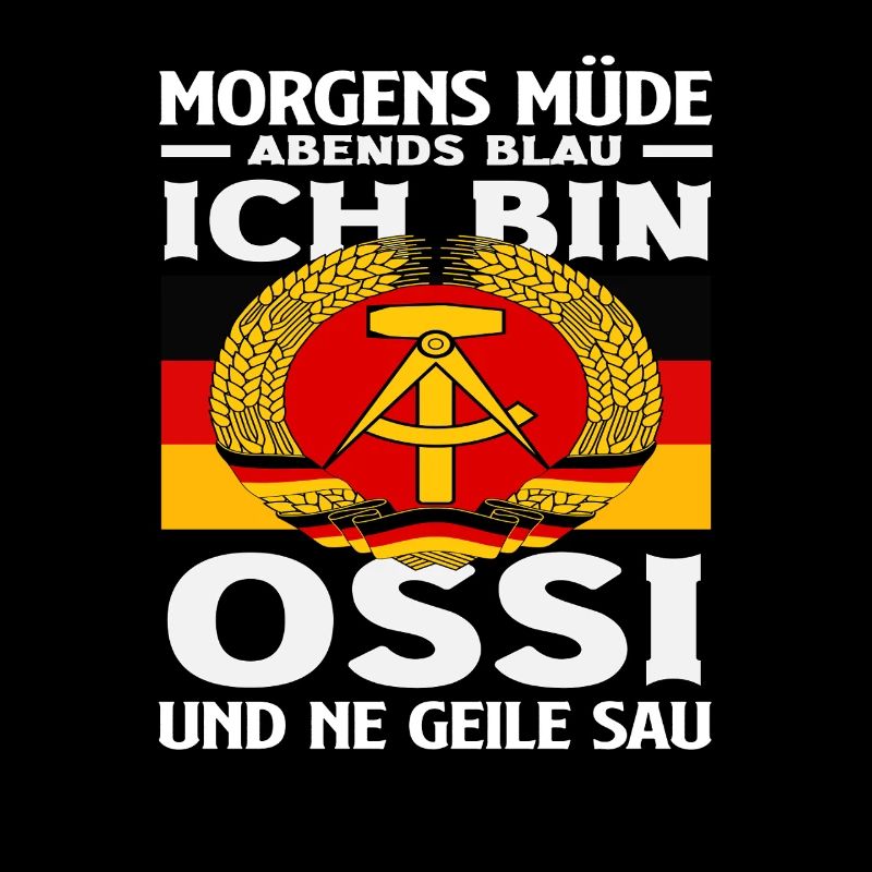 Matin fatigué Ossi Dire RDA Pride Allemagne de l’Est