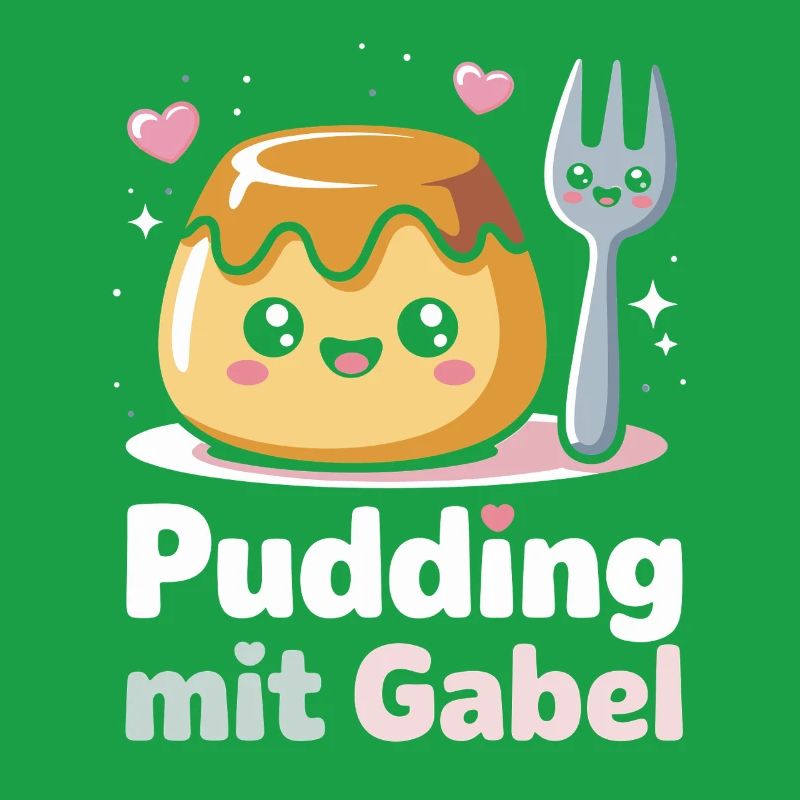 Pudding Mit Gabel