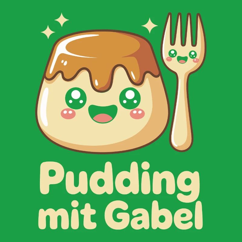 Pudding Mit Gabel
