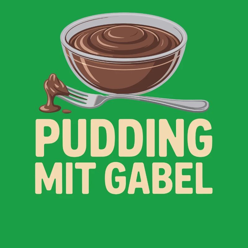 Pudding Mit Gabel