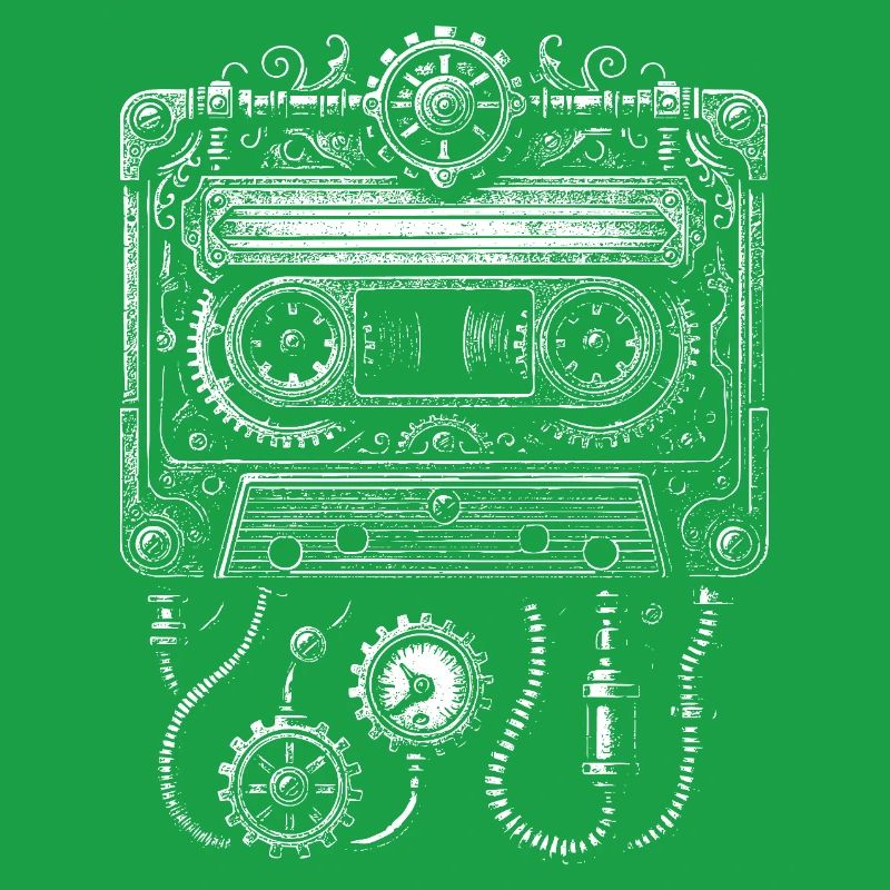 Steampunk Cassette Clockwork