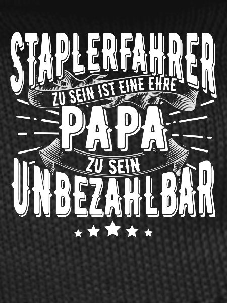 Staplerfahrer Papa
