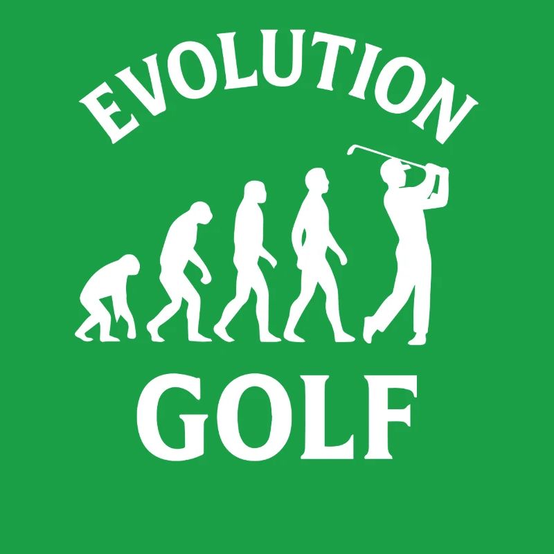 Evolution Golf Lustiges Golfdesign