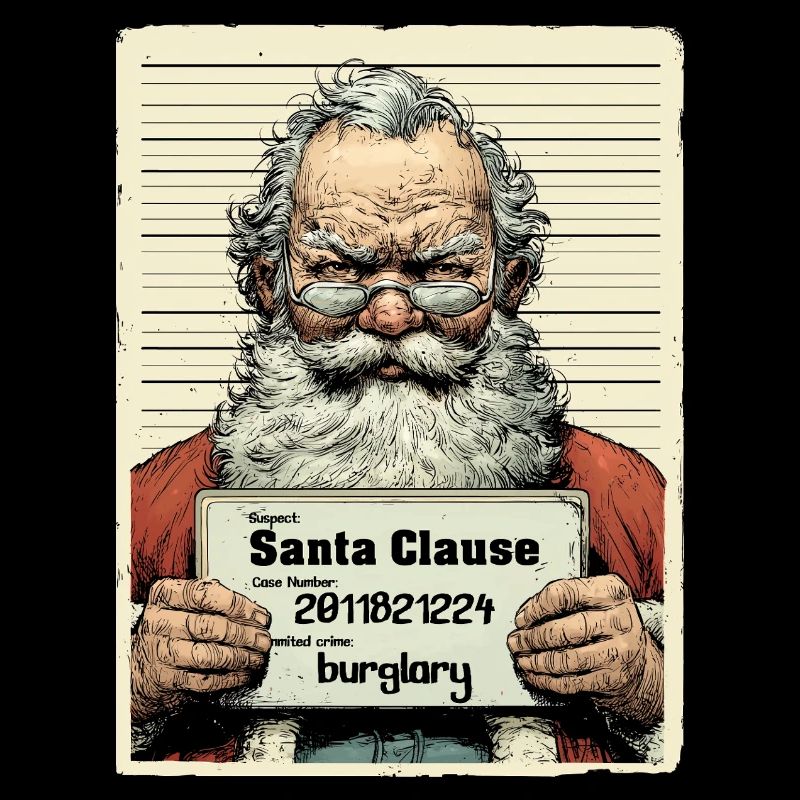 Le Père Noël arrêté
