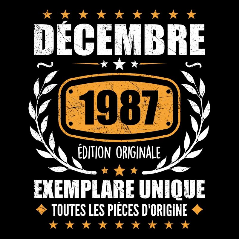 Décembre 1987 Anniversaire - Nées En Décembre 1987