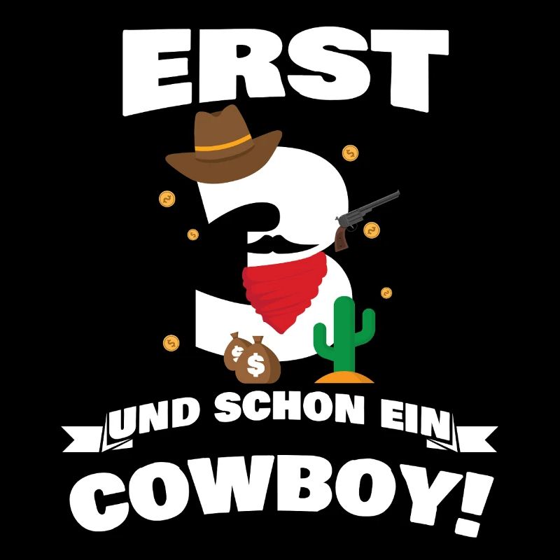 Erst 3 und schon Cowboy / Kinder Geschenkidee