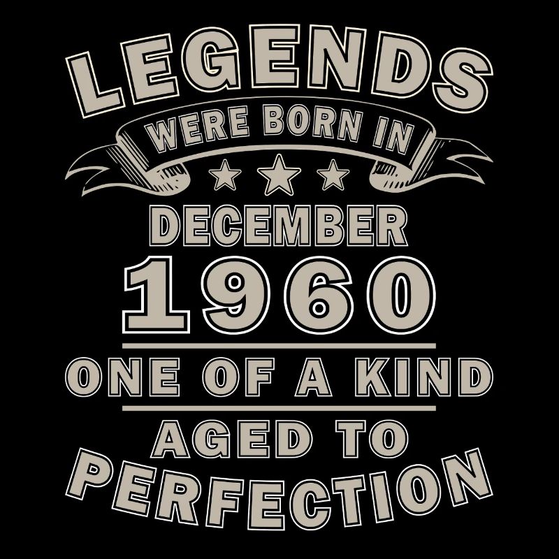 Décembre 1960 Vintage Anniversaire Cadeau Rétro