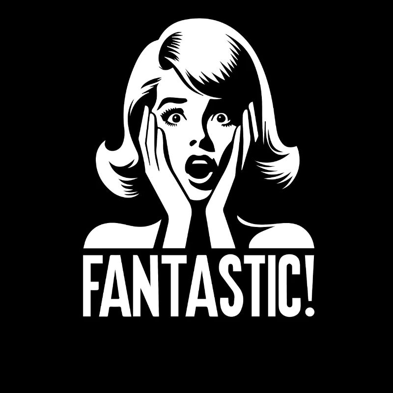 Retro Pop Art Surprise Fantastic