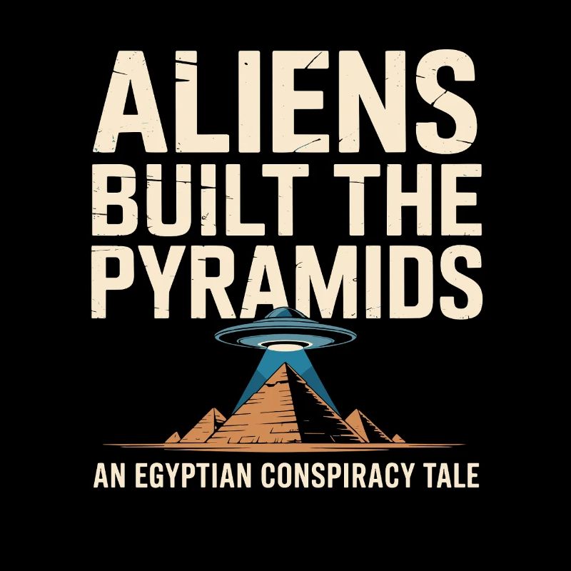 Aliens built the pyramids: an Egyptian pyramid