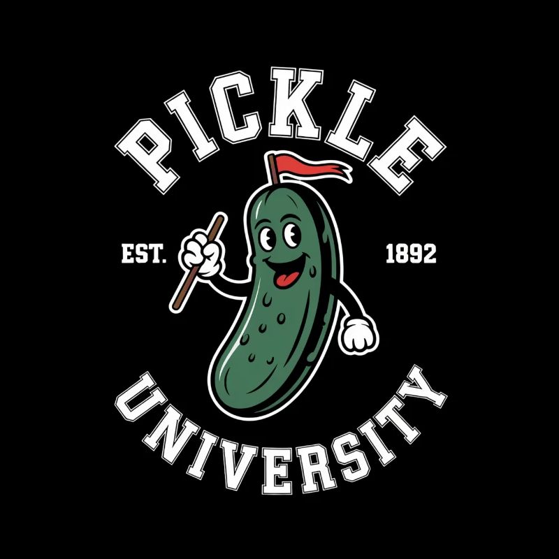 Pickle University Est 1892 Campus Humor
