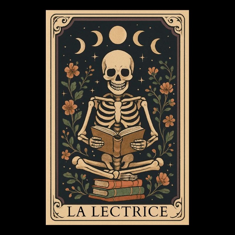 Der Gothic Skelett Tarot Kartenleser
