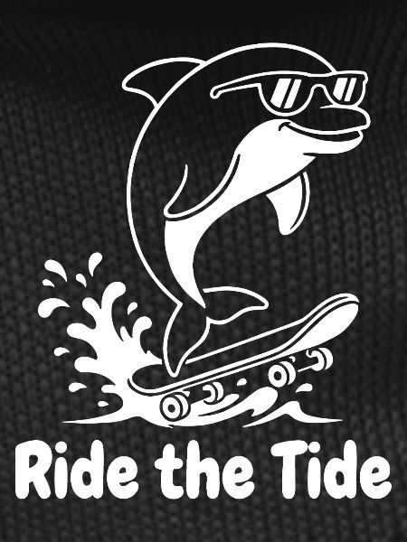 Dolphin Skateboard Wave