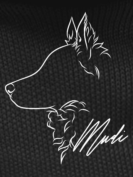 Mudi Profile Dog Dog Wilsigns