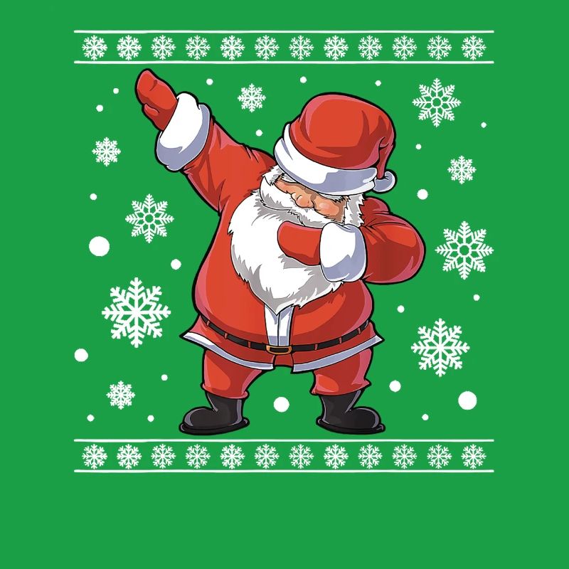 Noël Moche Tamponner Pull Père Noël Danse Drôle