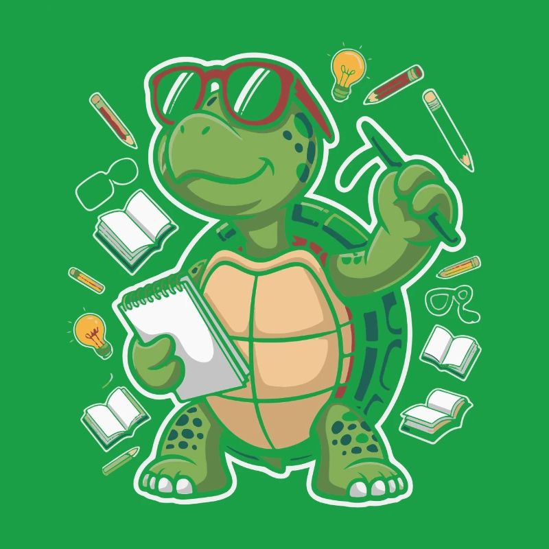 Learning turtle with pen