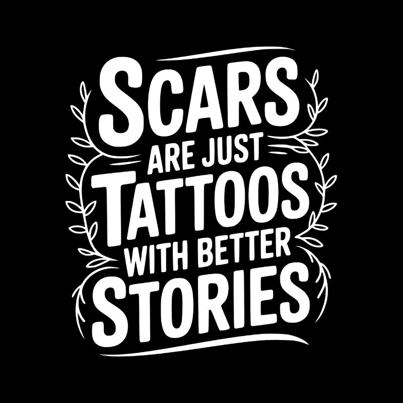 Scars are Just Tattoos with Better Stories