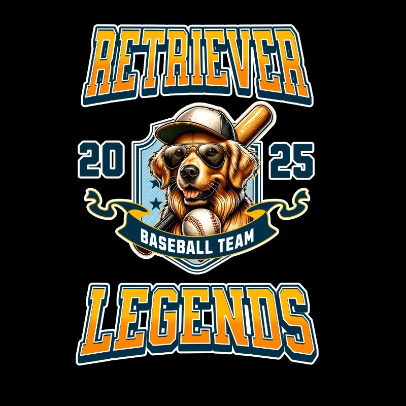 Équipe de baseball Golden Retriever