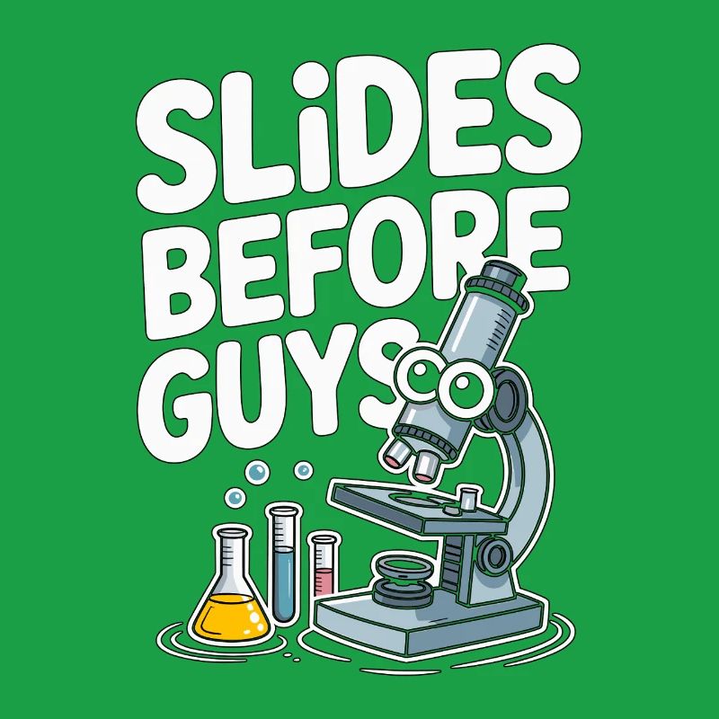 Lab Technician Slides Before Guys Laboratory Work