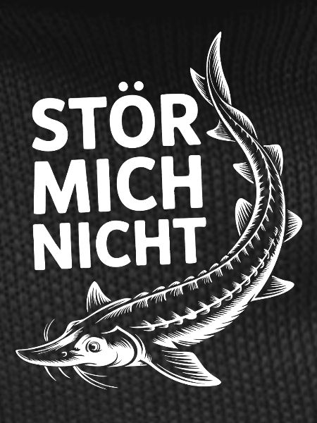 Don't Disturb Me Fish Motif