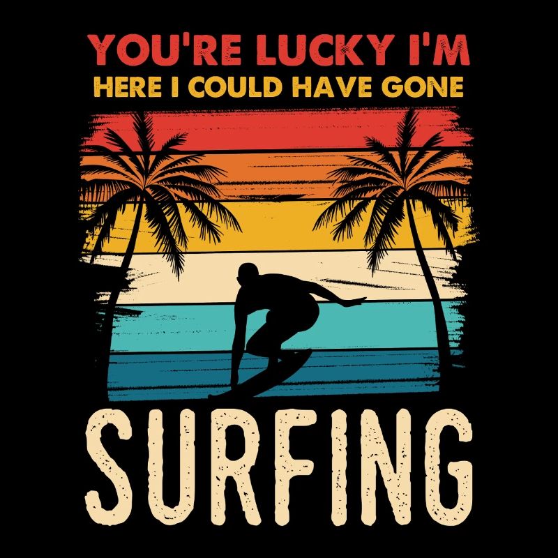 Surfing at sunset