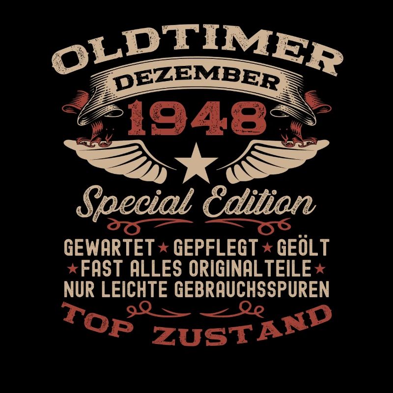 77. Geburtstag Geschenk Oldtimer Dezember 1948