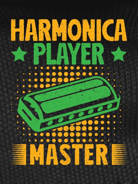 Funny Harmonica Player Master Harmonica