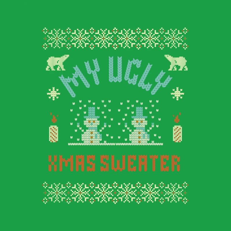 Mon pull de Noël moche – Décoration de Noël drôle en pixels