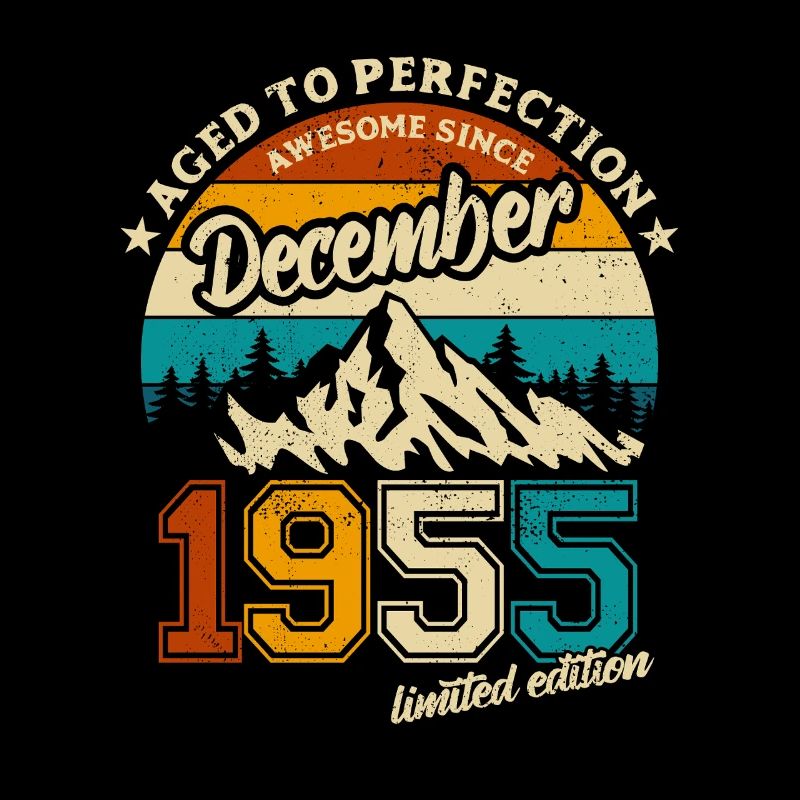 Limited Edition December 1955 Geburtstag Geschenk