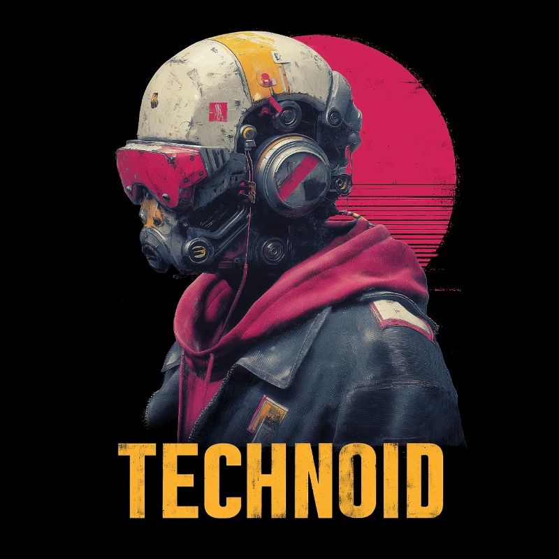 Casque Néon Technoïde