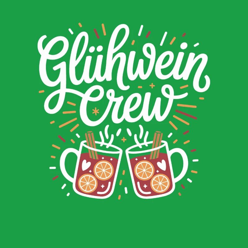 Équipe du vin chaud Marché de Noël joyeux