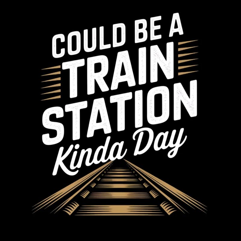 Could be a train station day