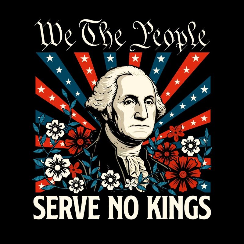 Nous, le peuple, ne servons pas de rois Democracy USA