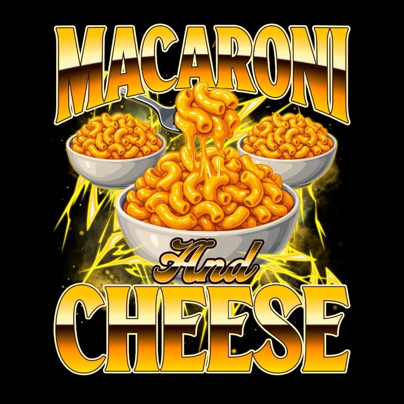 Pâtes réconfortantes drôles de macaronis au fromage