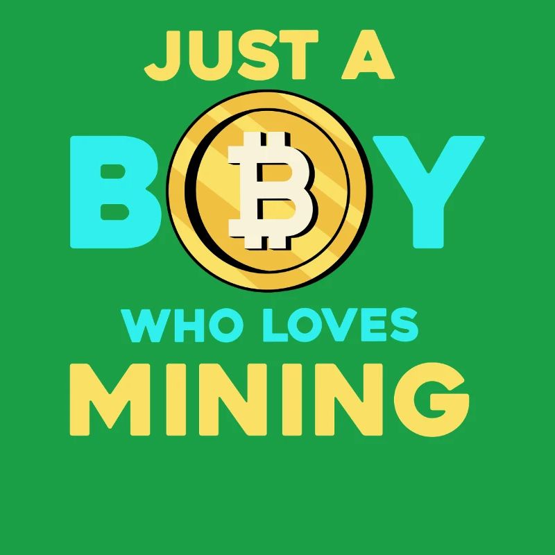 Krypto Mining Junge – Bitcoin Leidenschaft