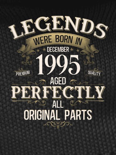 30th Birthday Legend December 1995