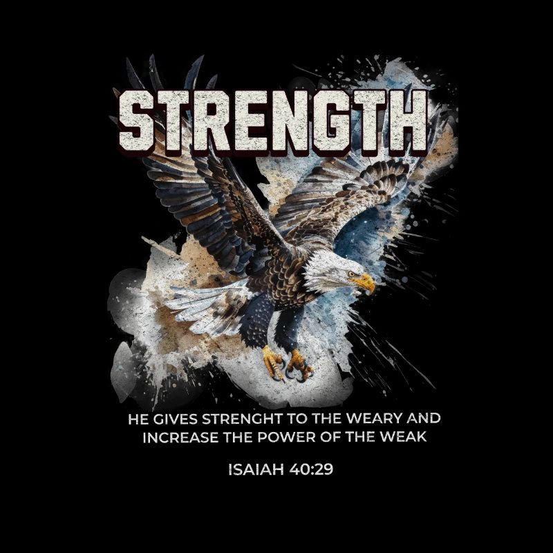 Strength Adler Glauben Isaiah 40 29 Mut