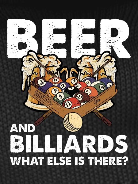 Beer and billiards – game night