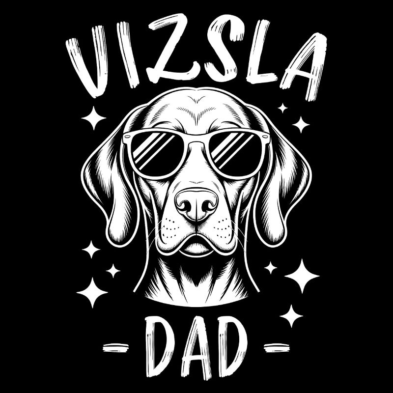 Vizsla Saying Dad Dad Funny Vizsla Gift