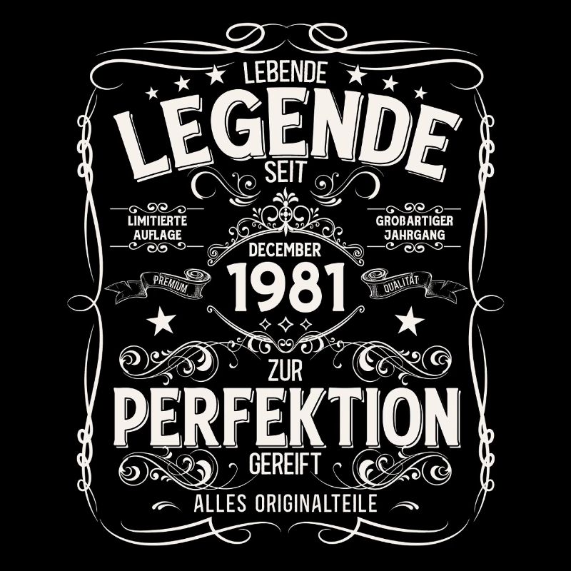 44e anniversaire Millésime de décembre 1981
