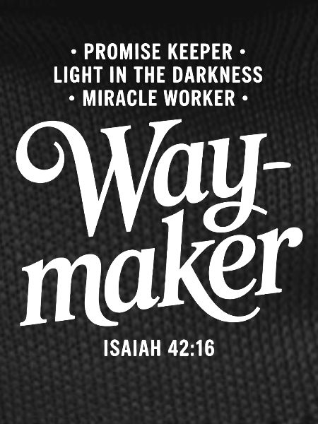 Waymaker Faith Quote Design
