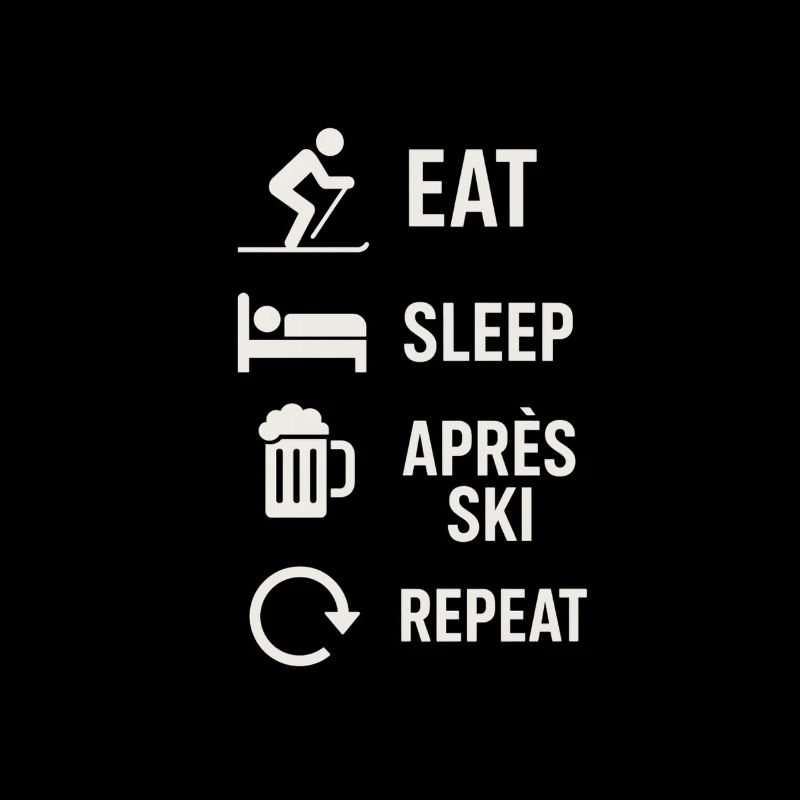 Eat Sleep Après Ski Repeat