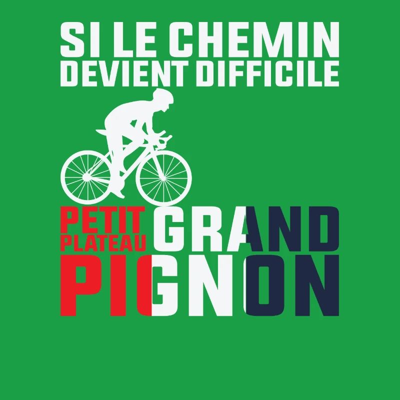 Si Le Chemin Devient Difficile - Cycliste Cadeau