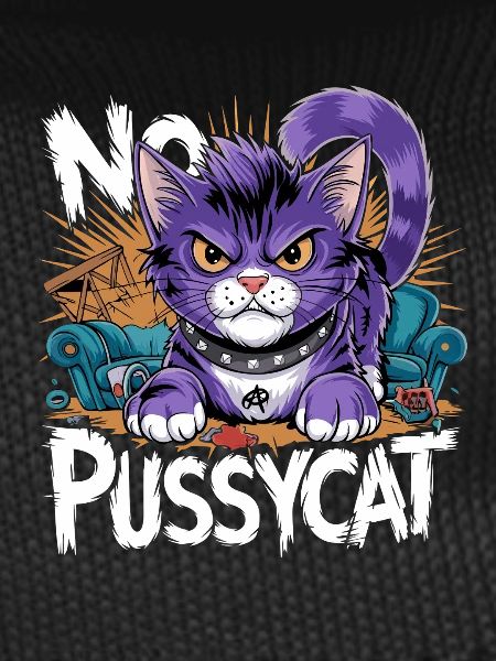 No Pussycat Rebellious Fighting Cat