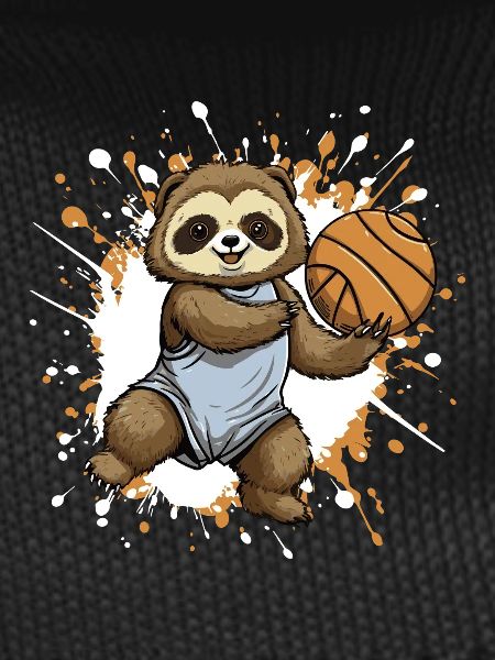 Sloth Basketball Splash